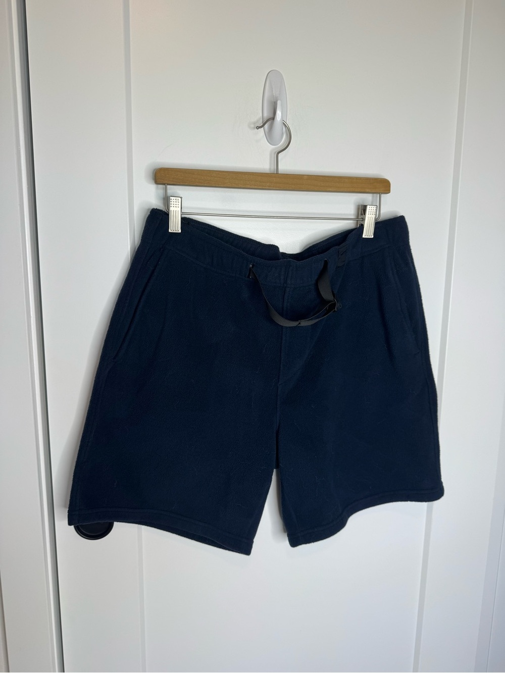 Roark Campover Comfort Shorts Navy Blue Fleece Outdoors Size Large